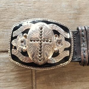 32 inch Brighton brown belt